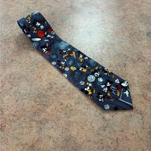 Vintage Disney Mickey Mouse Sports Tie